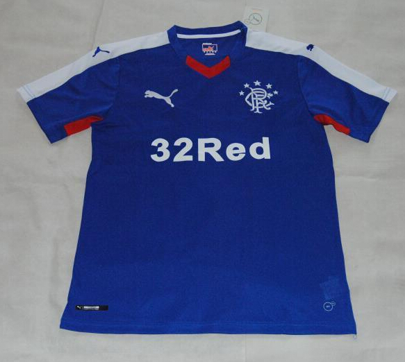 Cheap Rangers Glasgow Football Shirt 2015-16 Home Soccer Jersey - Click Image to Close